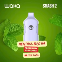 Waka Smash 2 12000 Puffs Menthol 50Mg ( Bạc Hà )