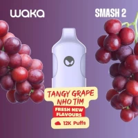 Waka Smash 2 12000 Puffs Tangry Grape 50Mg ( Nho Lạnh )